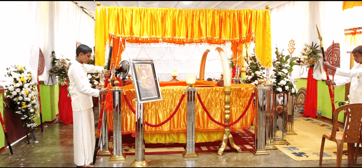 Manamperi funeral directors staff assisting a family